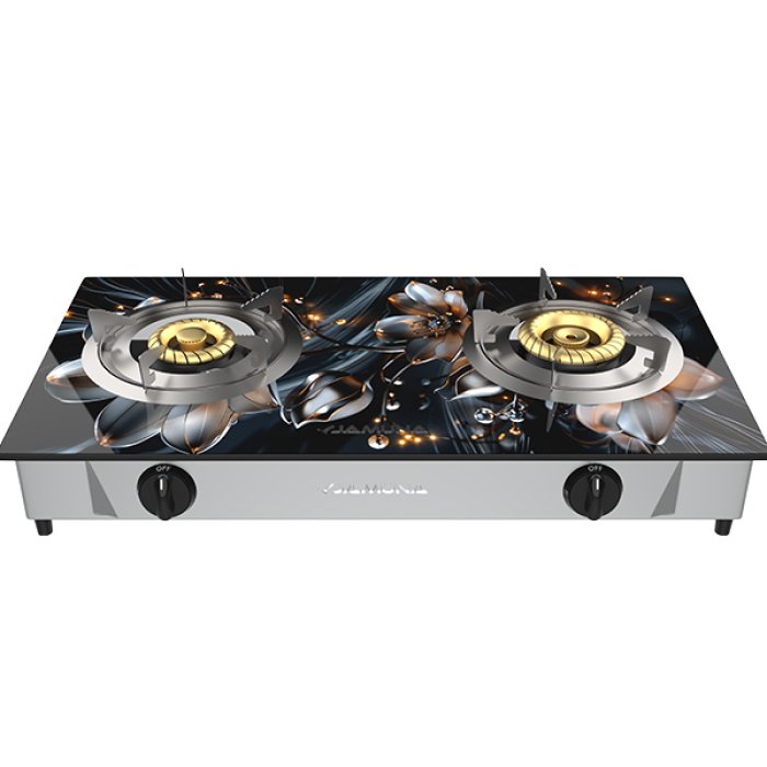 Magical Printed Double Burner Gas Stove - Kitchen Appliance | Shopizino