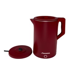 Electric Kettle JA-20B Red 2.0L 1500W with 360° Base & Triple Safety Protection - Kitchen Appliance | Shopizino