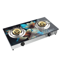 Leaf Printed Gas Stove - Kitchen Appliance | Shopizino